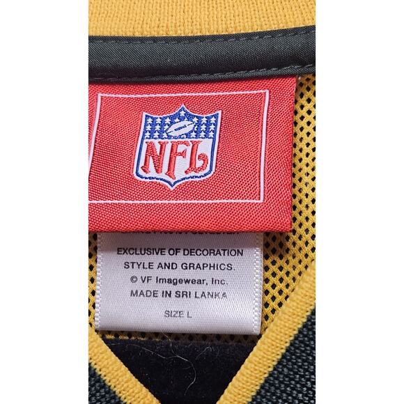 NFL Team Apparel Green Bay Packers Mens Size Large Pull-Over Green Wind Breaker - Picture 6 of 8